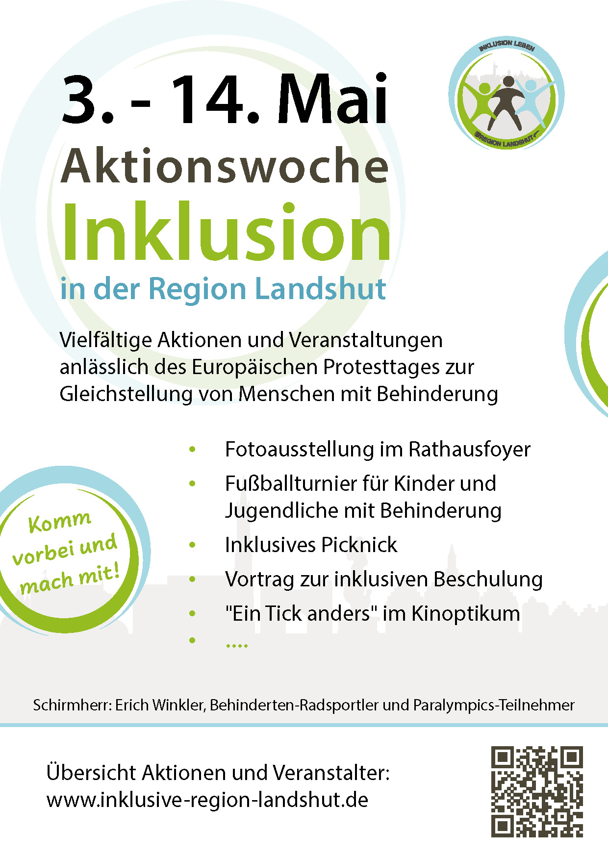 Aktionswoche Inklusion in der Region Landshut Eröffnung im Rathausfoyer 